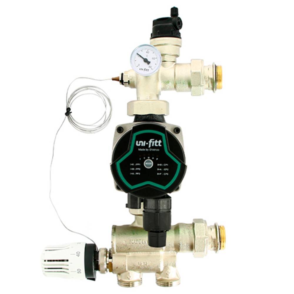 Насосно-смесительная группа Uni-Fitt SOLOMIX 1 без насоса 480G2500