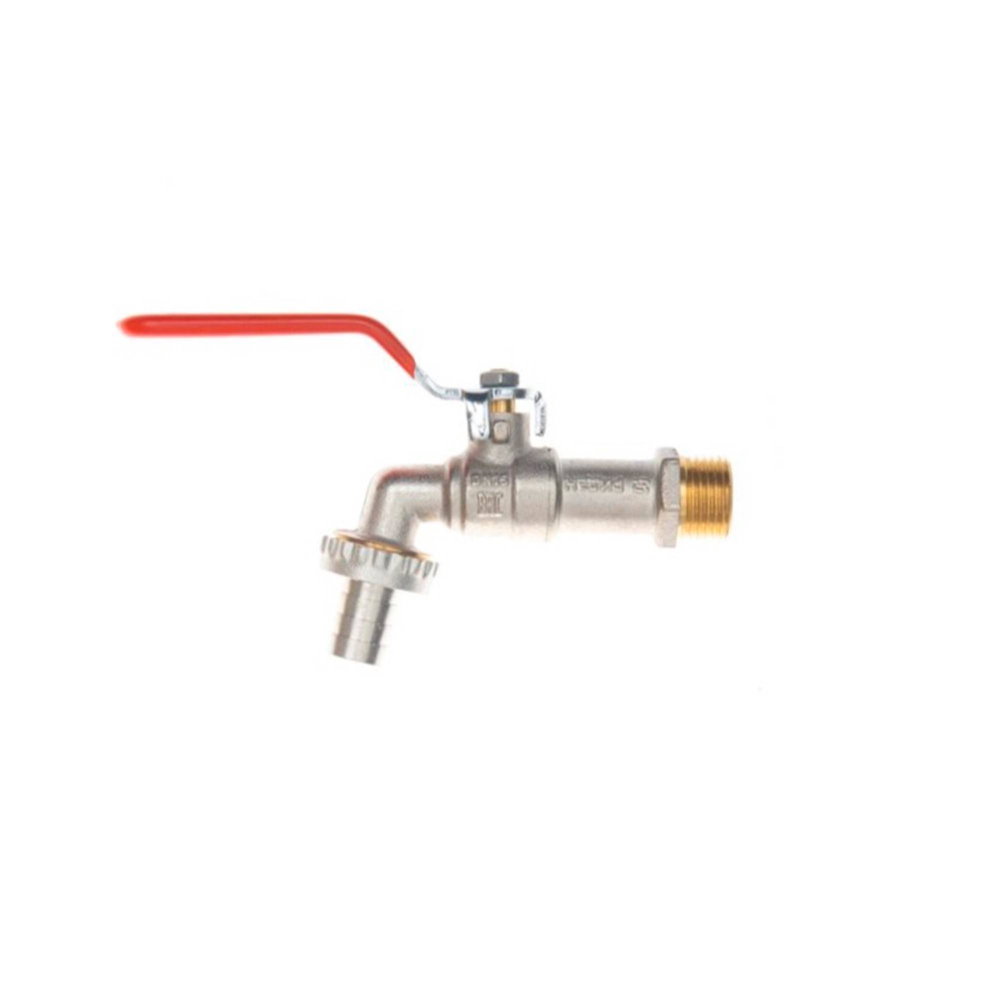 Кран шаровой Ридан BVR-CR DN 25 PN 10 с насадкой под шланг 1674731