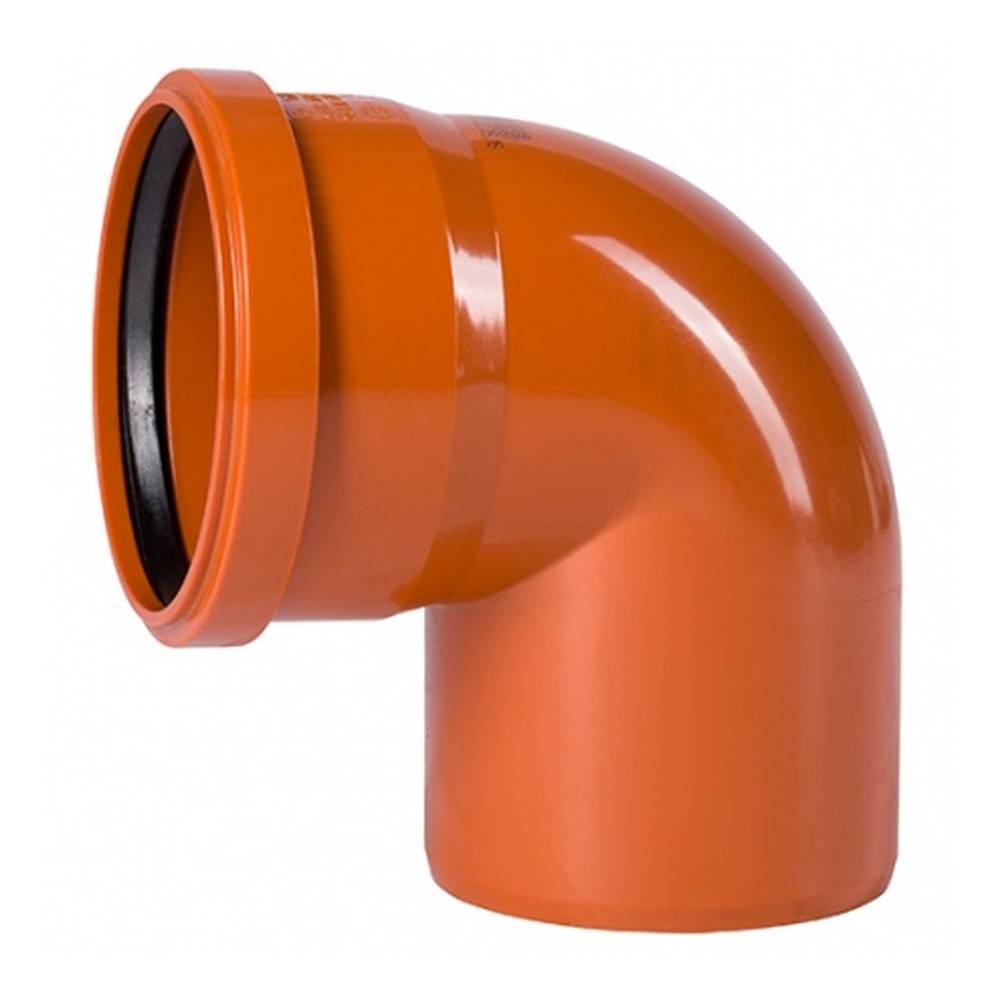 Отвод канализационный Ostendorf KG 250x87° 224240