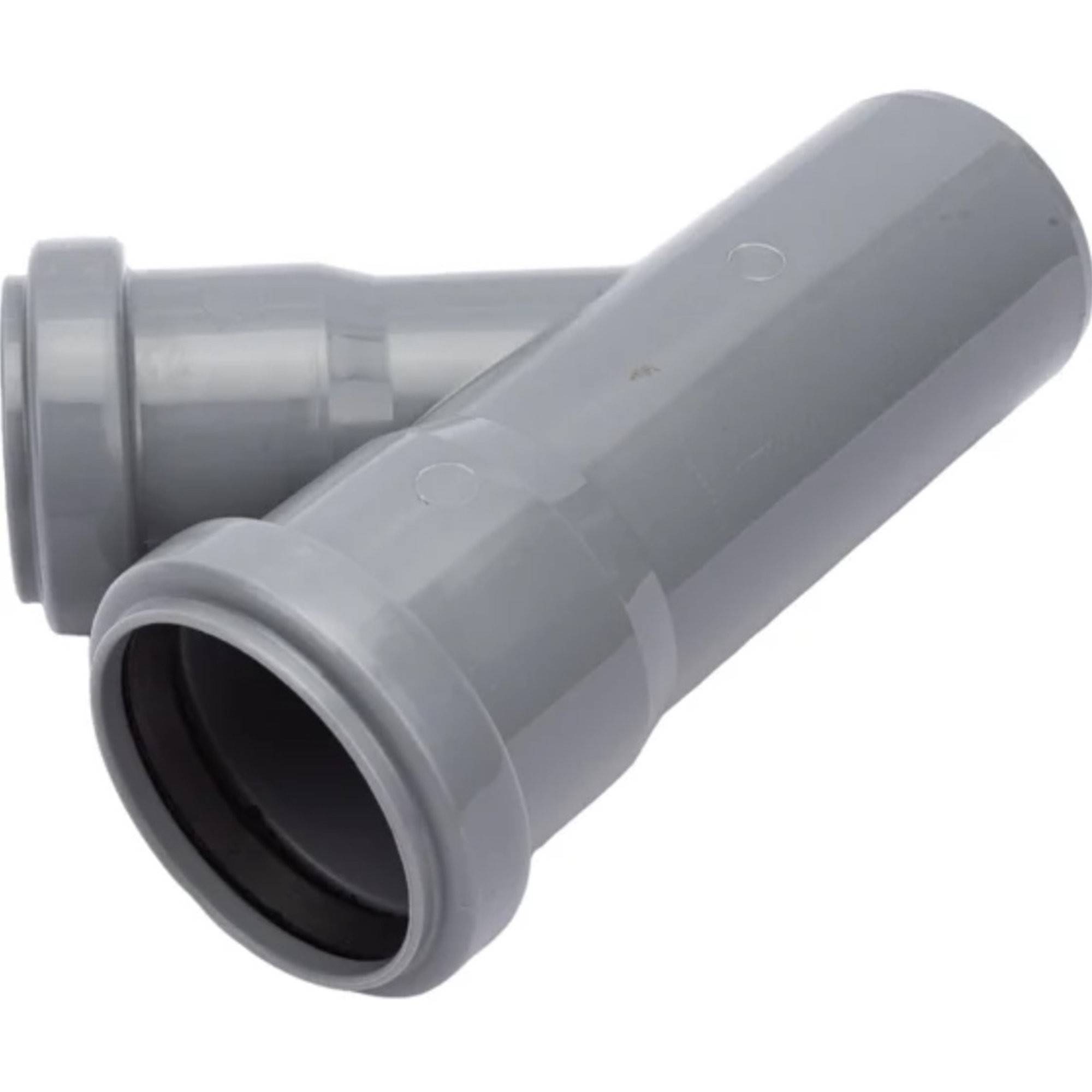 Тройник канализационный Политэк 50х40 мм 45° 1306908