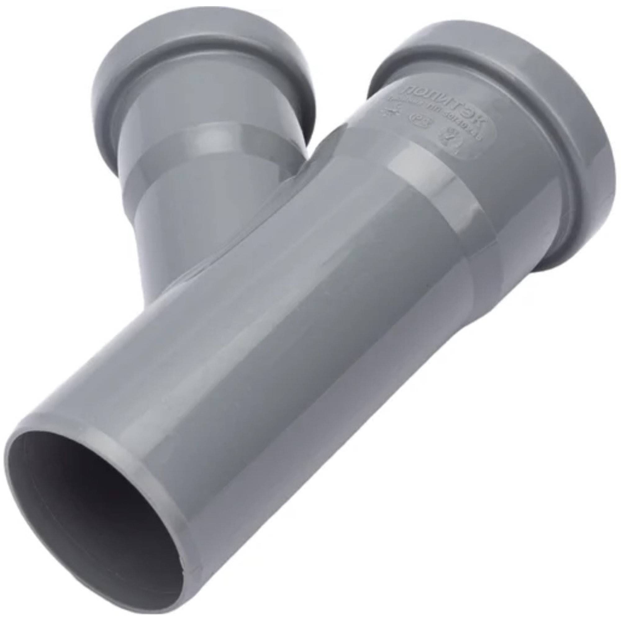 Тройник канализационный Политэк 50х40 мм 45° 1306908