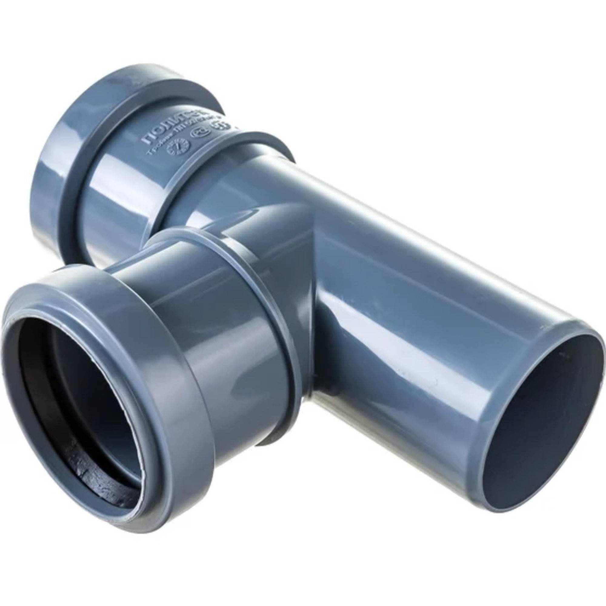 Тройник канализационный Политэк 50х50 мм 87.5° 1306909