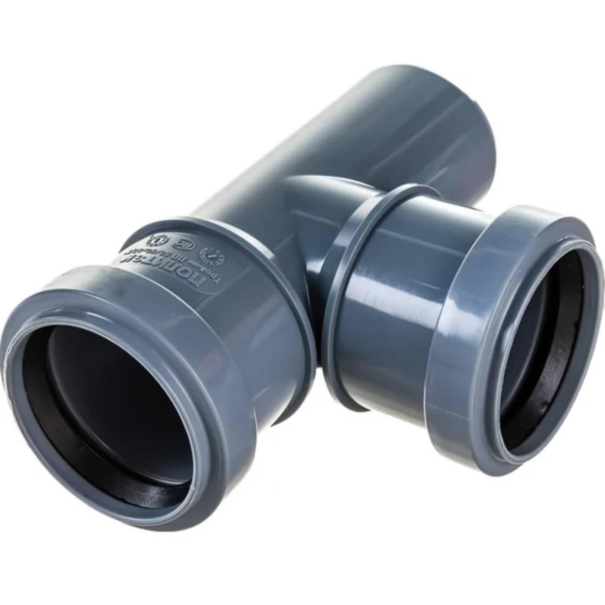 Тройник канализационный Политэк 50х50 мм 87.5° 1306909