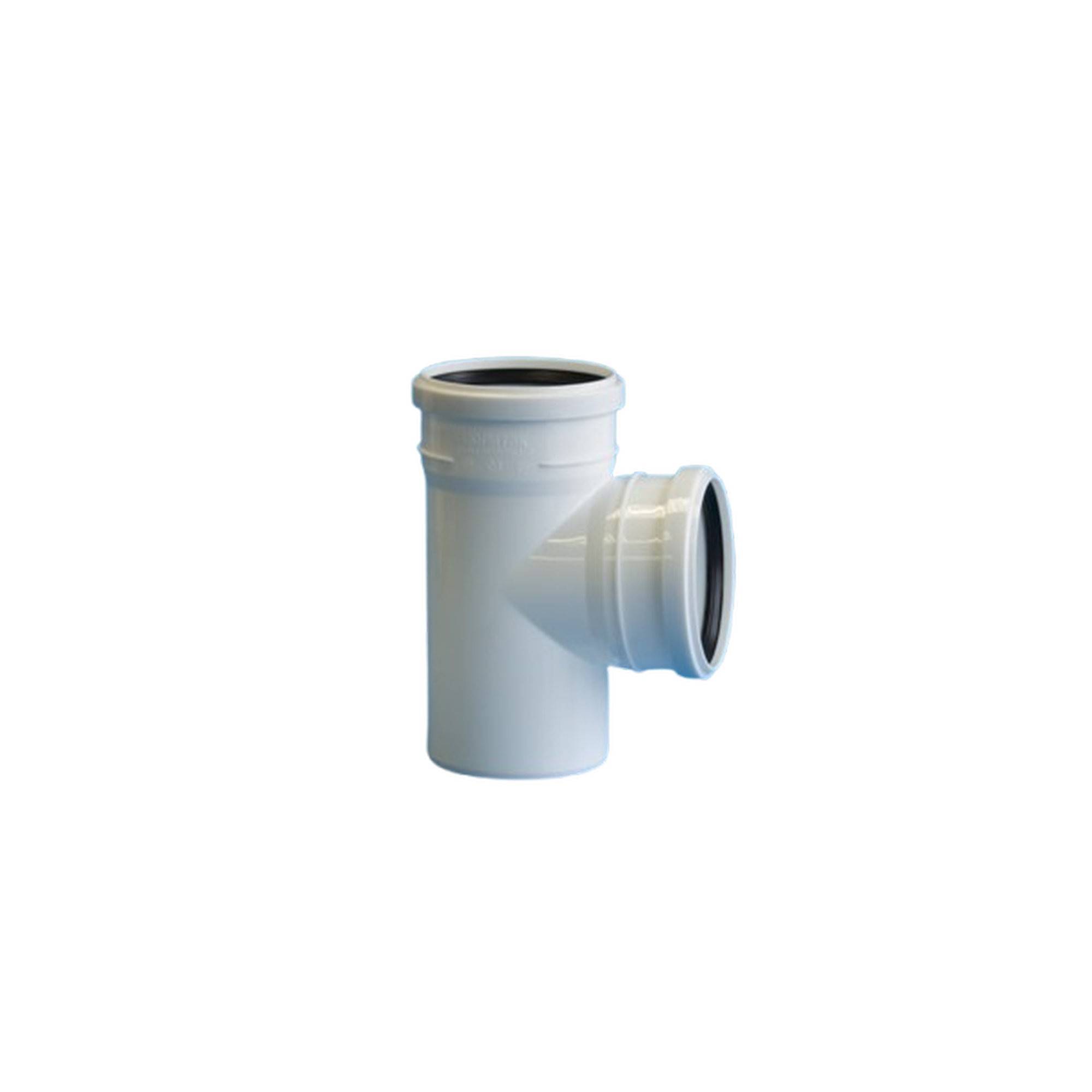 Тройник канализационный бесшумный Политэк ПП 110х110 мм 87.5° 1306911