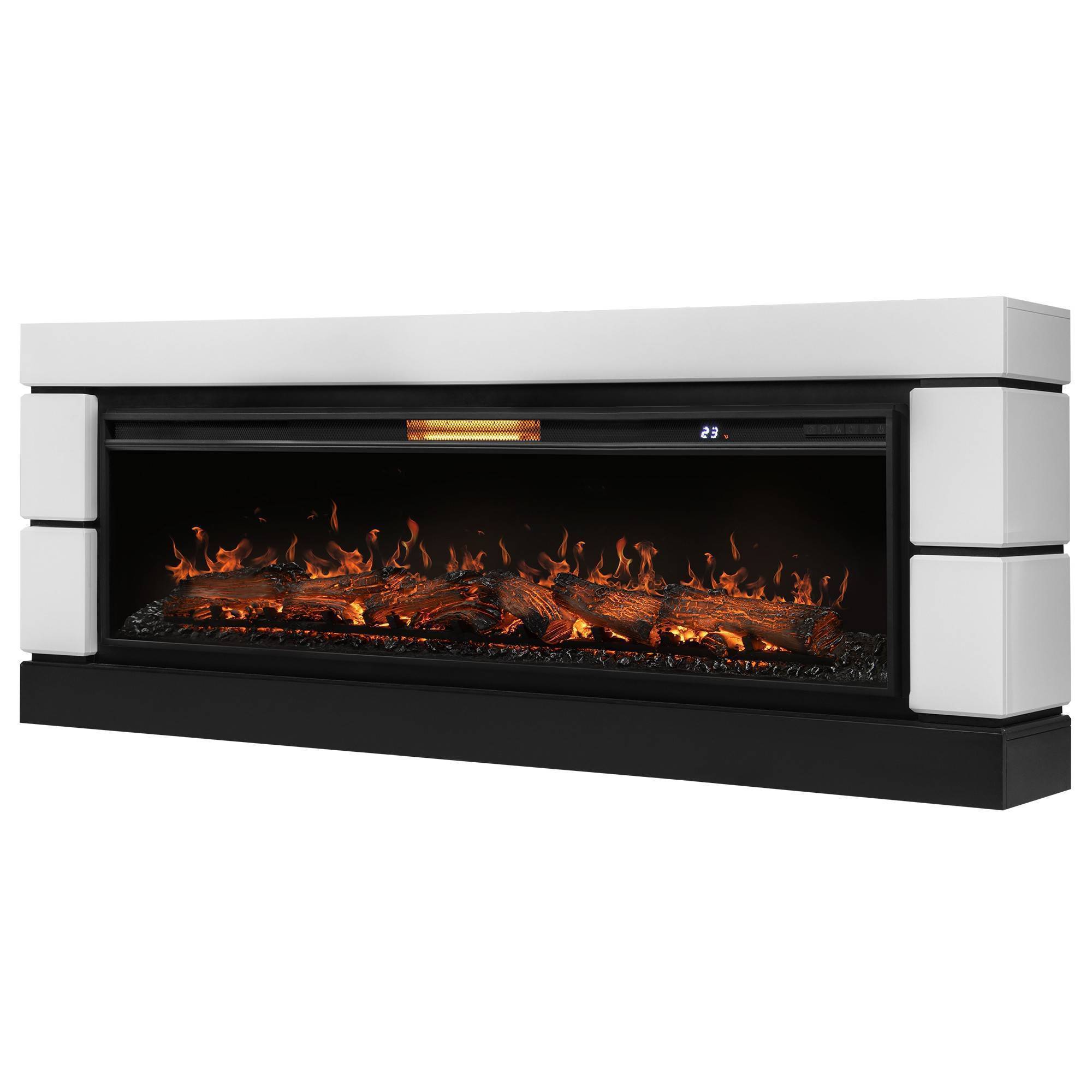 Каминокомплект Royal Thermo Aurora RTFP/P-AR60LS с порталом Moderno 60 белый НС-1721307