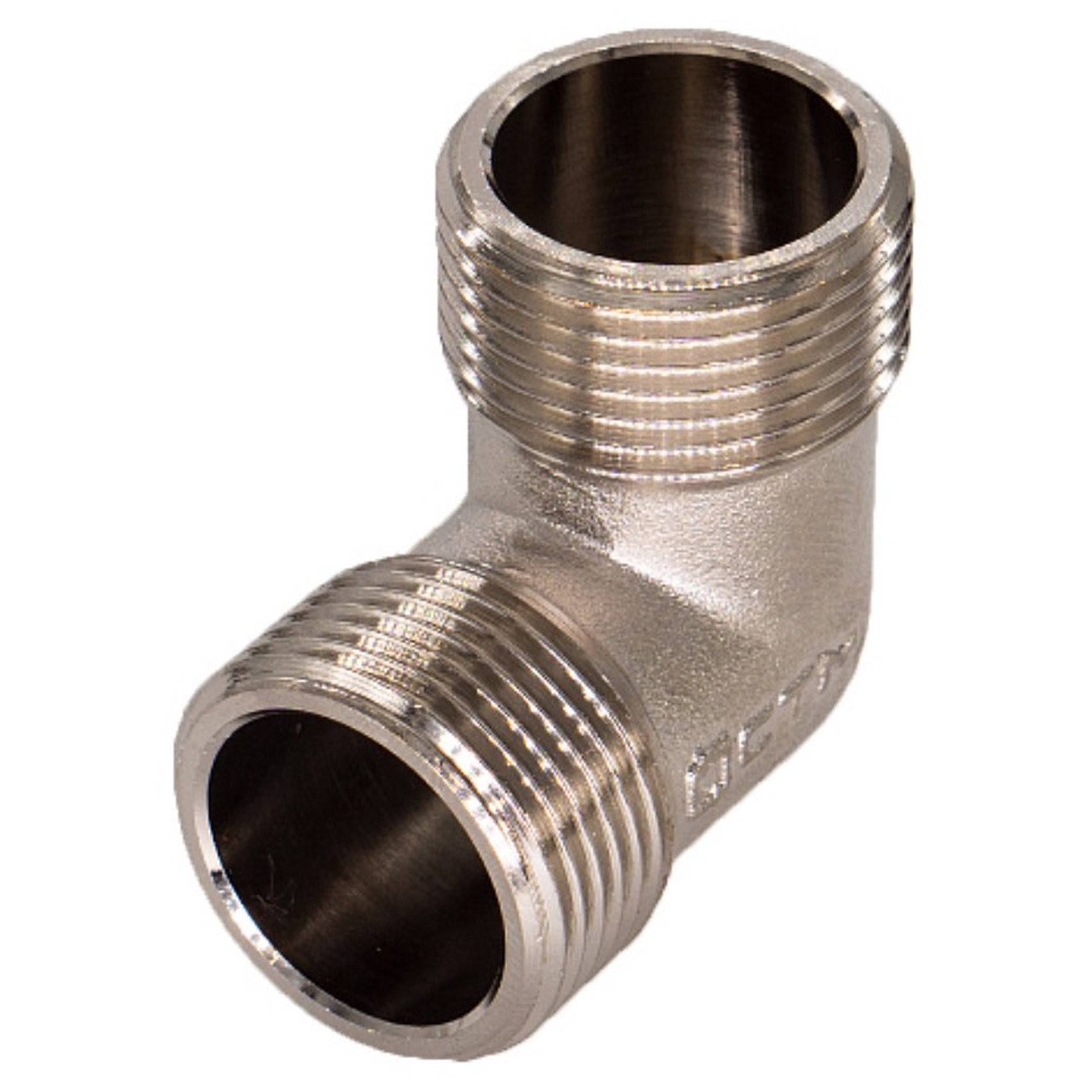 Уголок латунный никелированный CTM 1 дюйм ш/ш НС-1222035