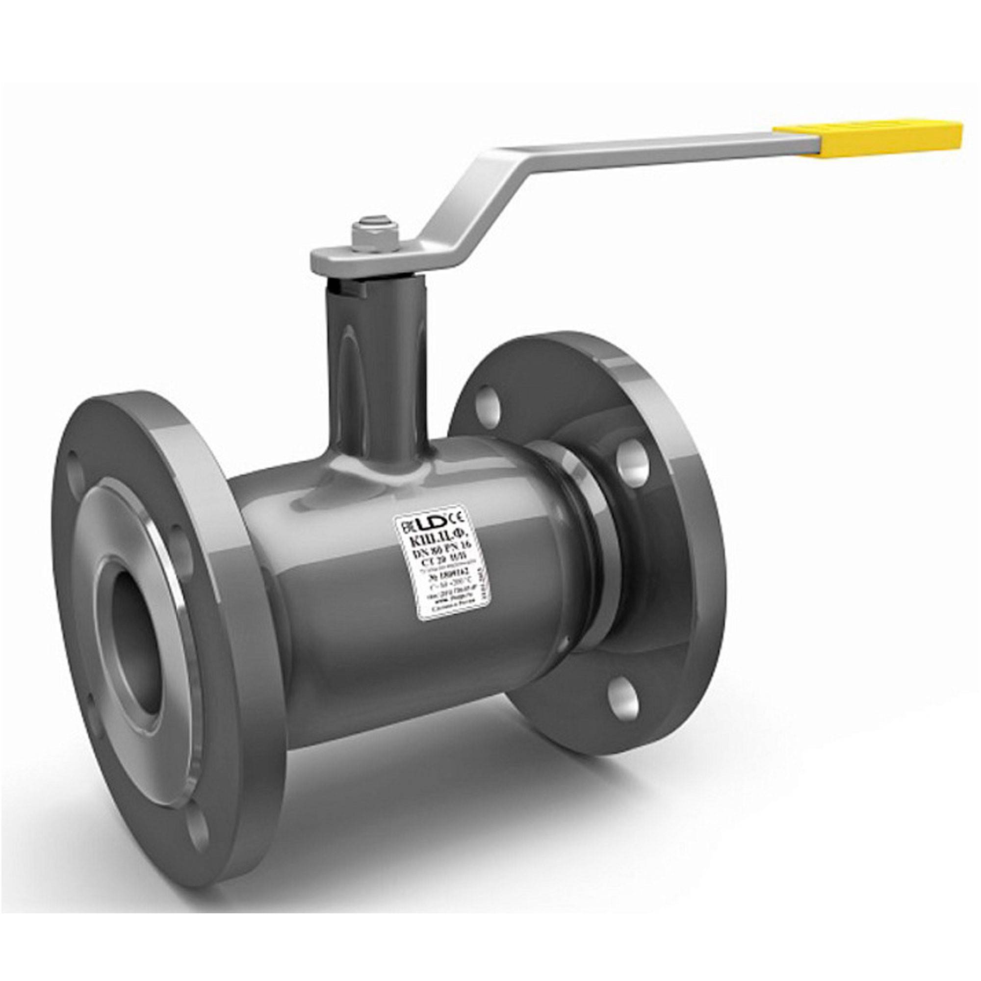 Кран шаровой фланцевый LD DN 50 PN 16 полнопроходной КШ.Ц.Ф.П.050.016.02