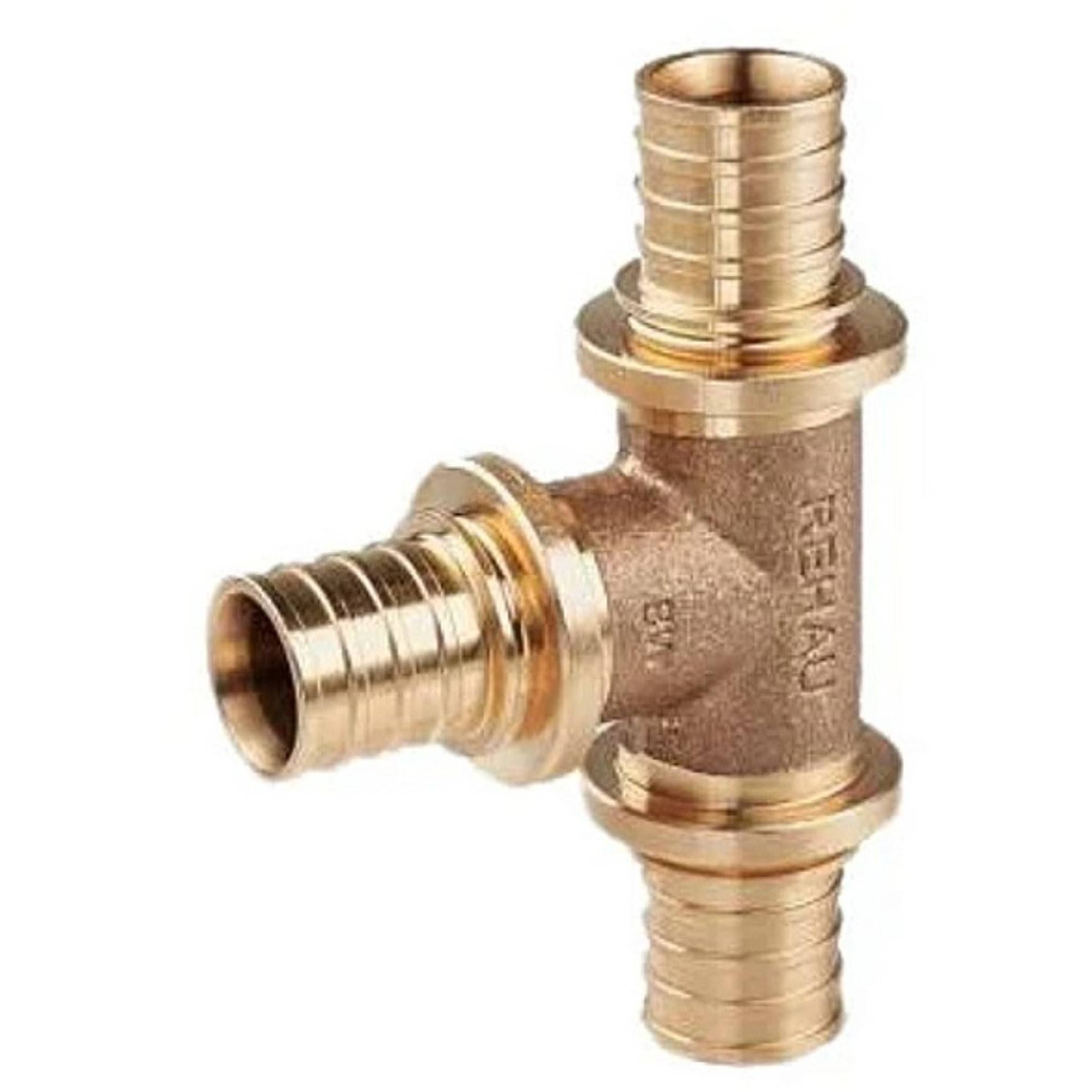 Тройник равнопроходный REHAU RAUTITAN PLATINUM RX 25-25-25 бронза 1264504