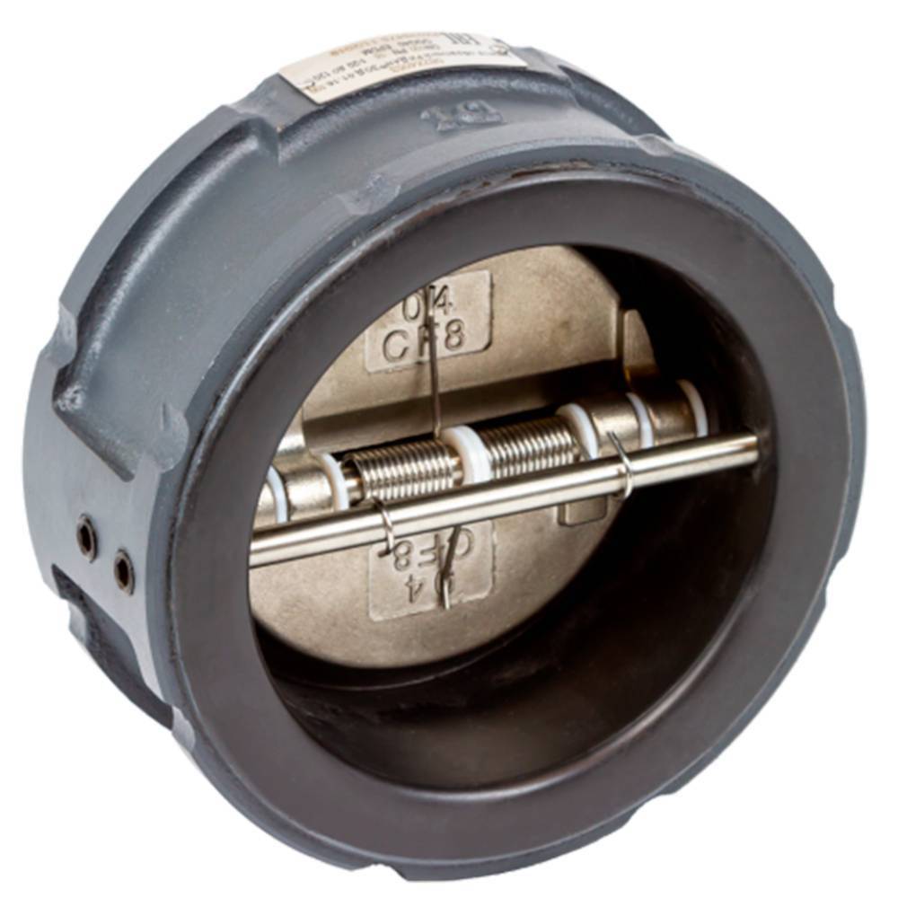 Затвор обратный Ридан ЗОД PN16 DN50 межфланцевый двустворчатый НС-1448057