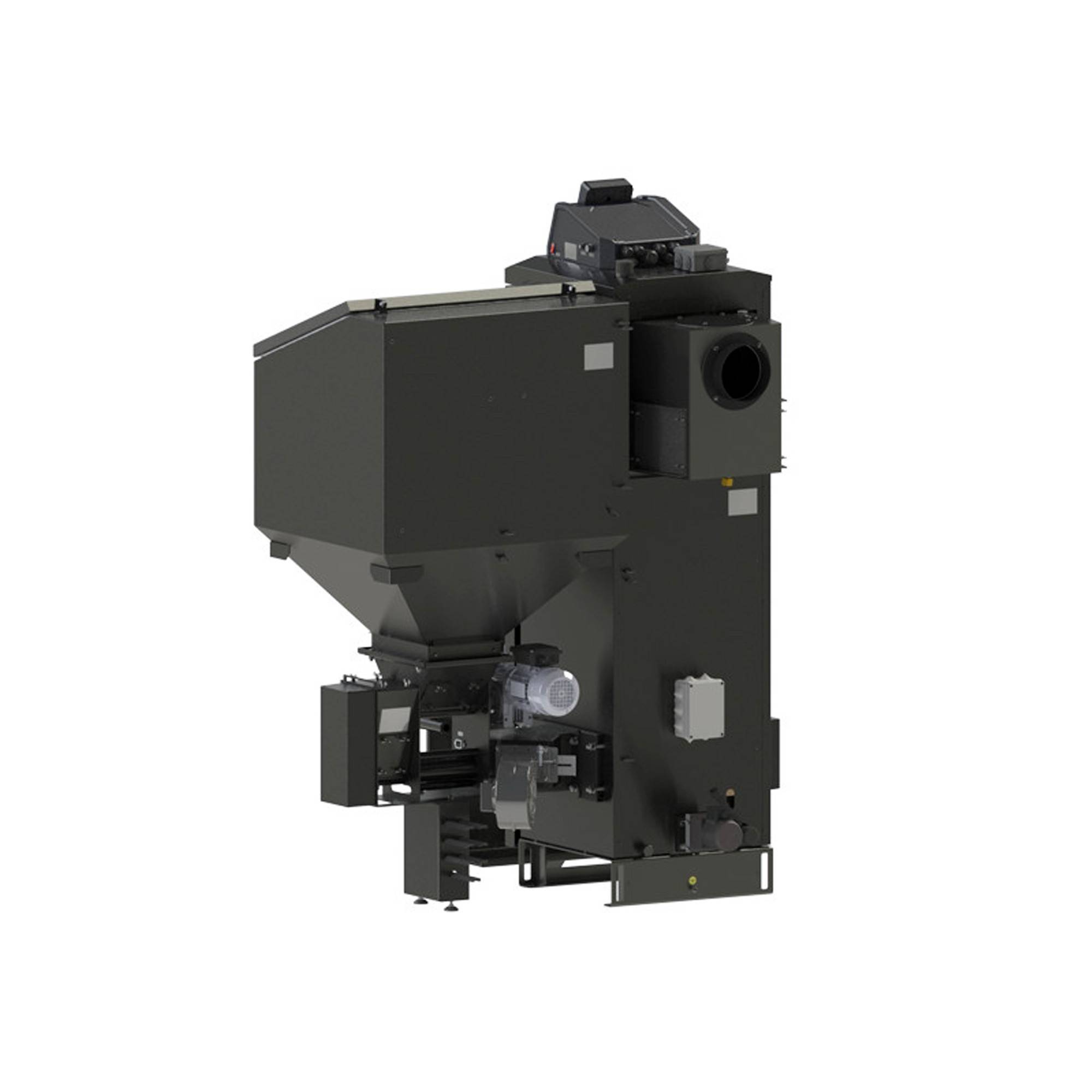 Котел пеллетный ZOTA Pellet Black 65 кВт комплект (корпус, механизм подачи, горелка, бункер) 2R-500 1679606
