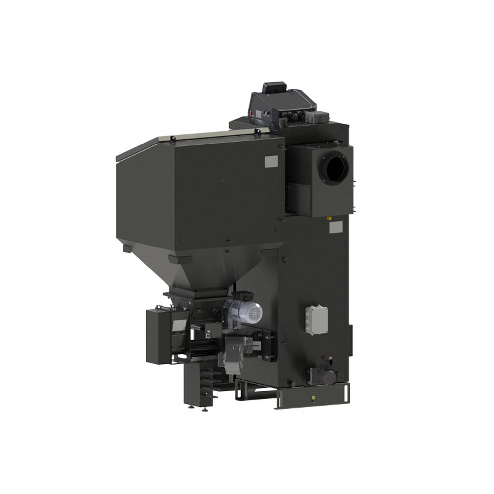 Котел пеллетный ZOTA Pellet Black 65 кВт комплект (корпус, механизм подачи, горелка, бункер) 2R-500 1679606