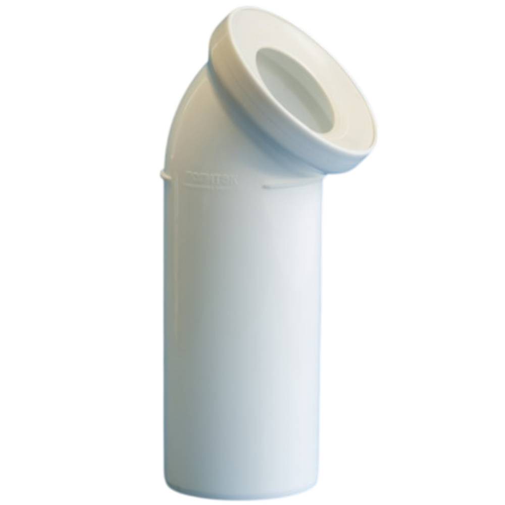 Присоединение к унитазу Политэк 110 мм 45° 1306879