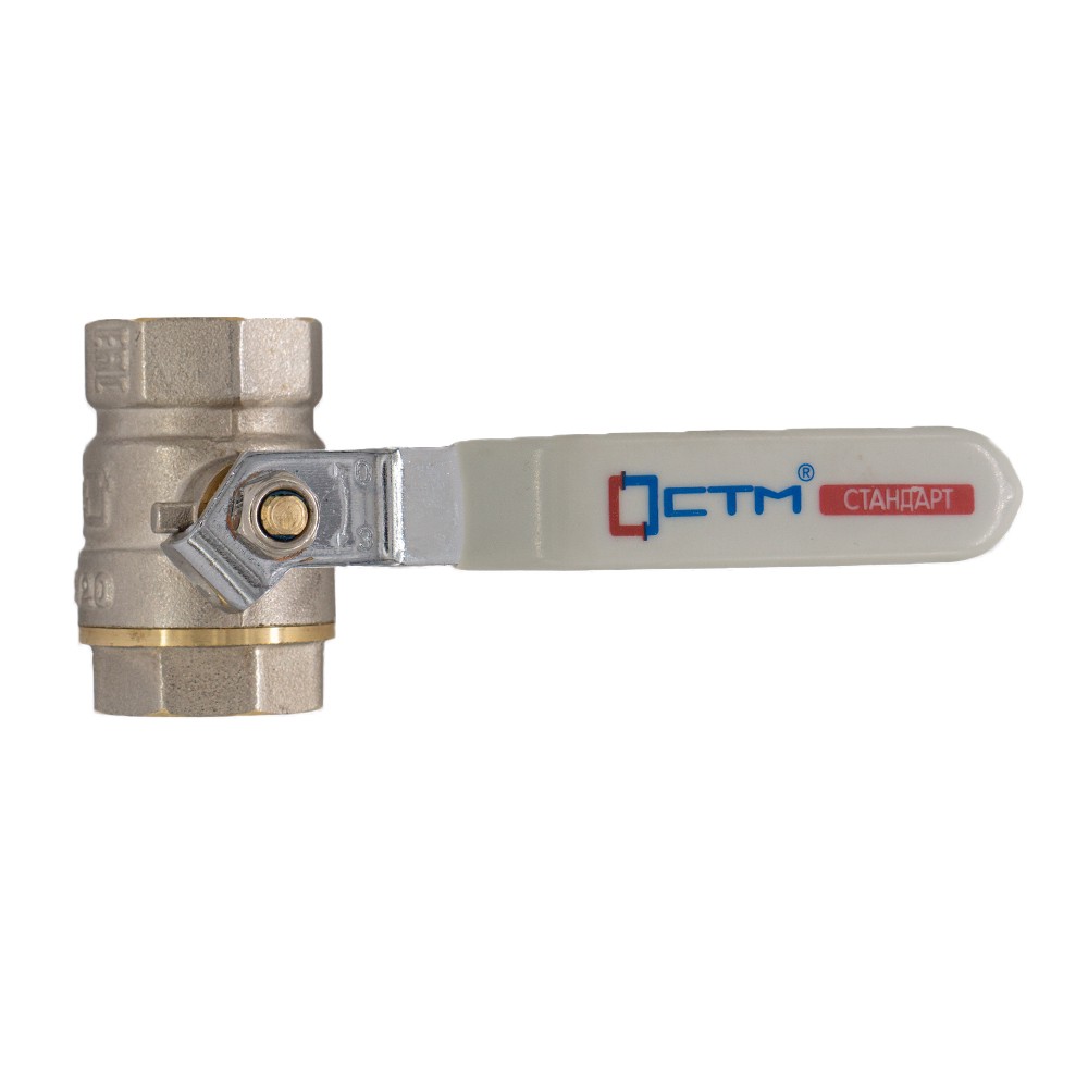 Кран шаровой СТМ СТАНДАРТ 1 1/4 ВВ рычаг 002105