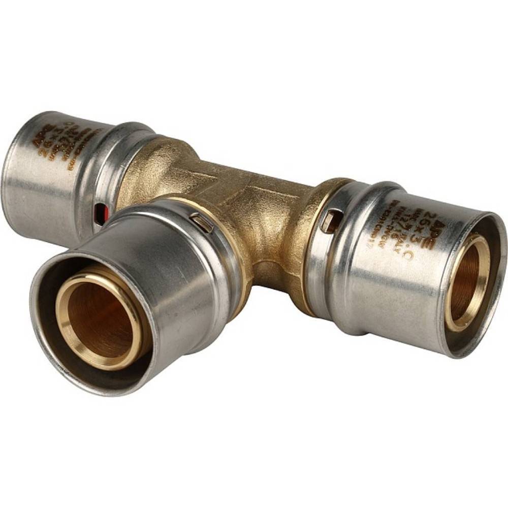 Тройник равнопроходный пресс STOUT 26-26-26 SFP-0006-262626