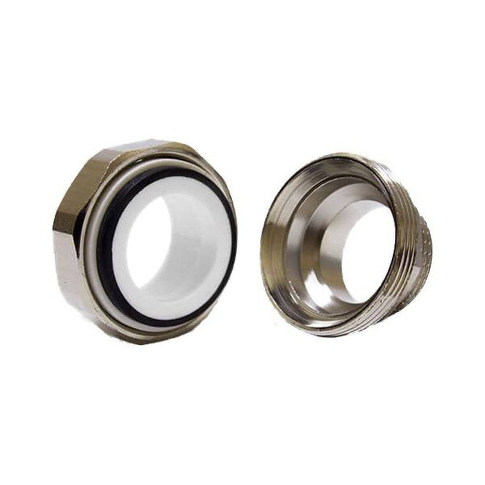 Муфта комбинированная разъемная TEBO PP-R 20x1/2 ВР евроконус белая 030021802