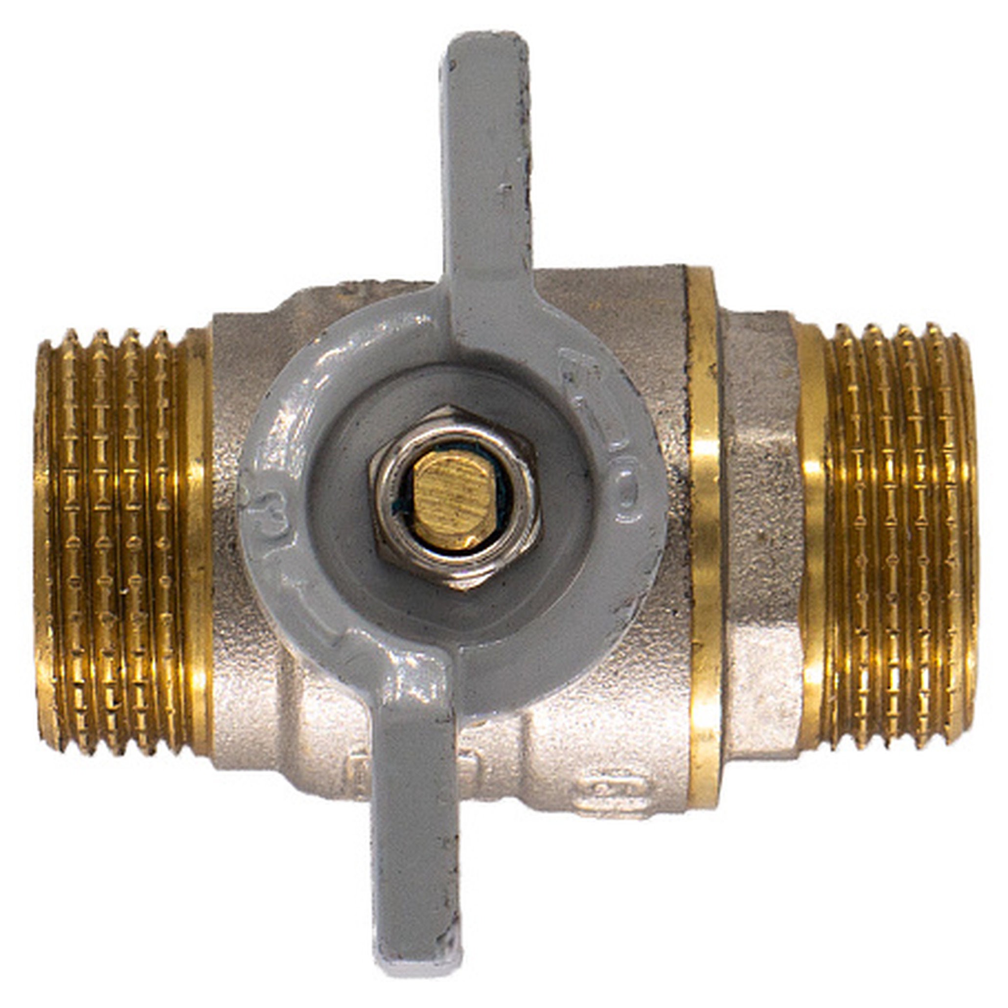 Кран шаровой для воды CTM 1 дюйм НР-НР бабочка CNMMB001