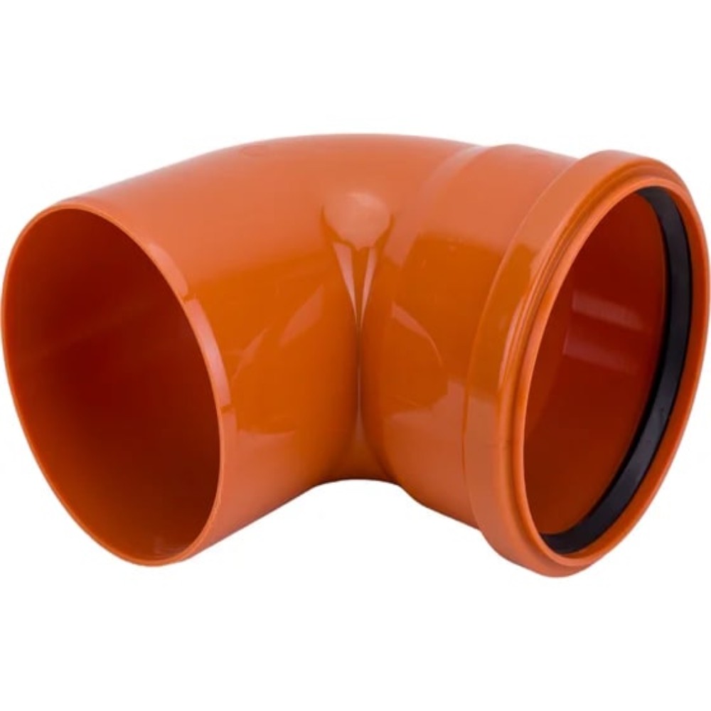 Отвод для наружной канализации Lammin НК 110 мм 87.5° НС-1641946