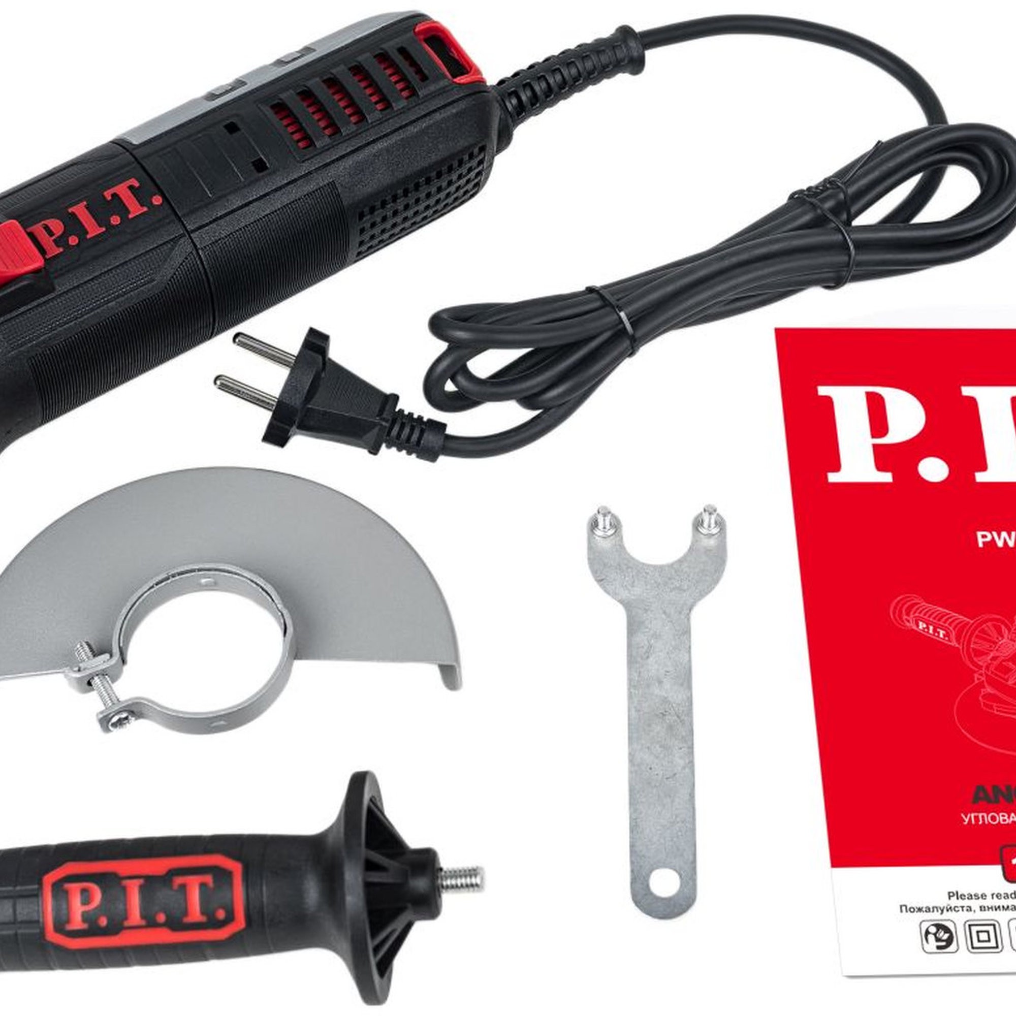 Угловая шлифмашина P.I.T. PWS125-C5 125 мм 1000 Вт PWS125-C5