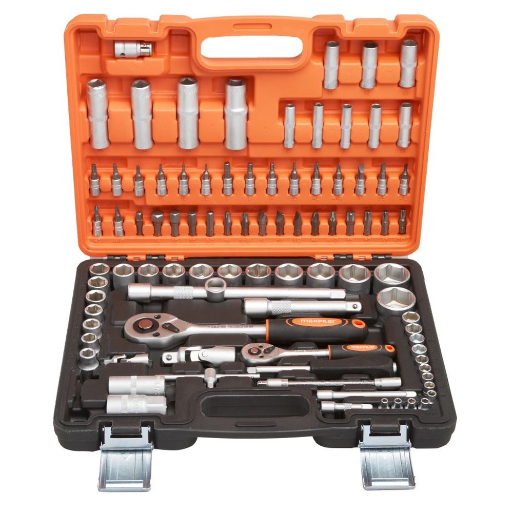 Набор инструментов P.I.T. MaxPiler MXT-94-SET 94 предмета 1/2 и 1/4 CrV MXT-94-SET