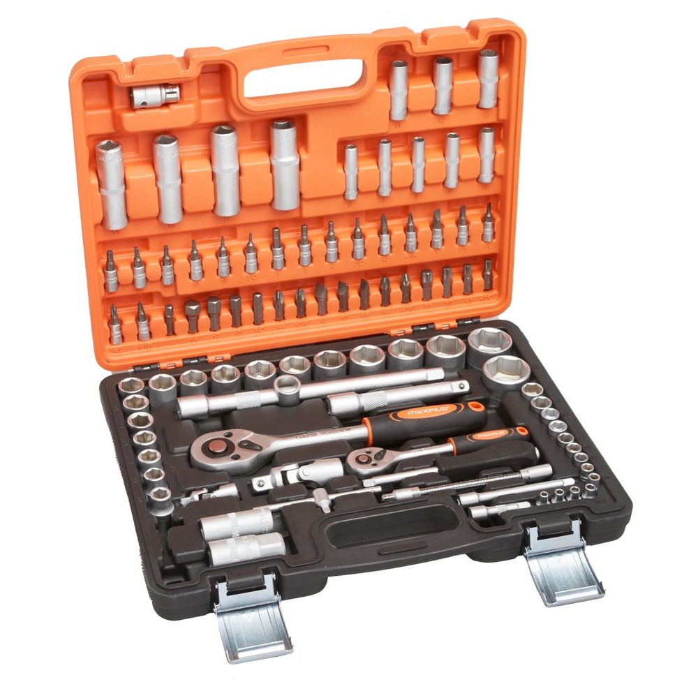 Набор инструментов P.I.T. MaxPiler MXT-94-SET 94 предмета 1/2 и 1/4 CrV MXT-94-SET