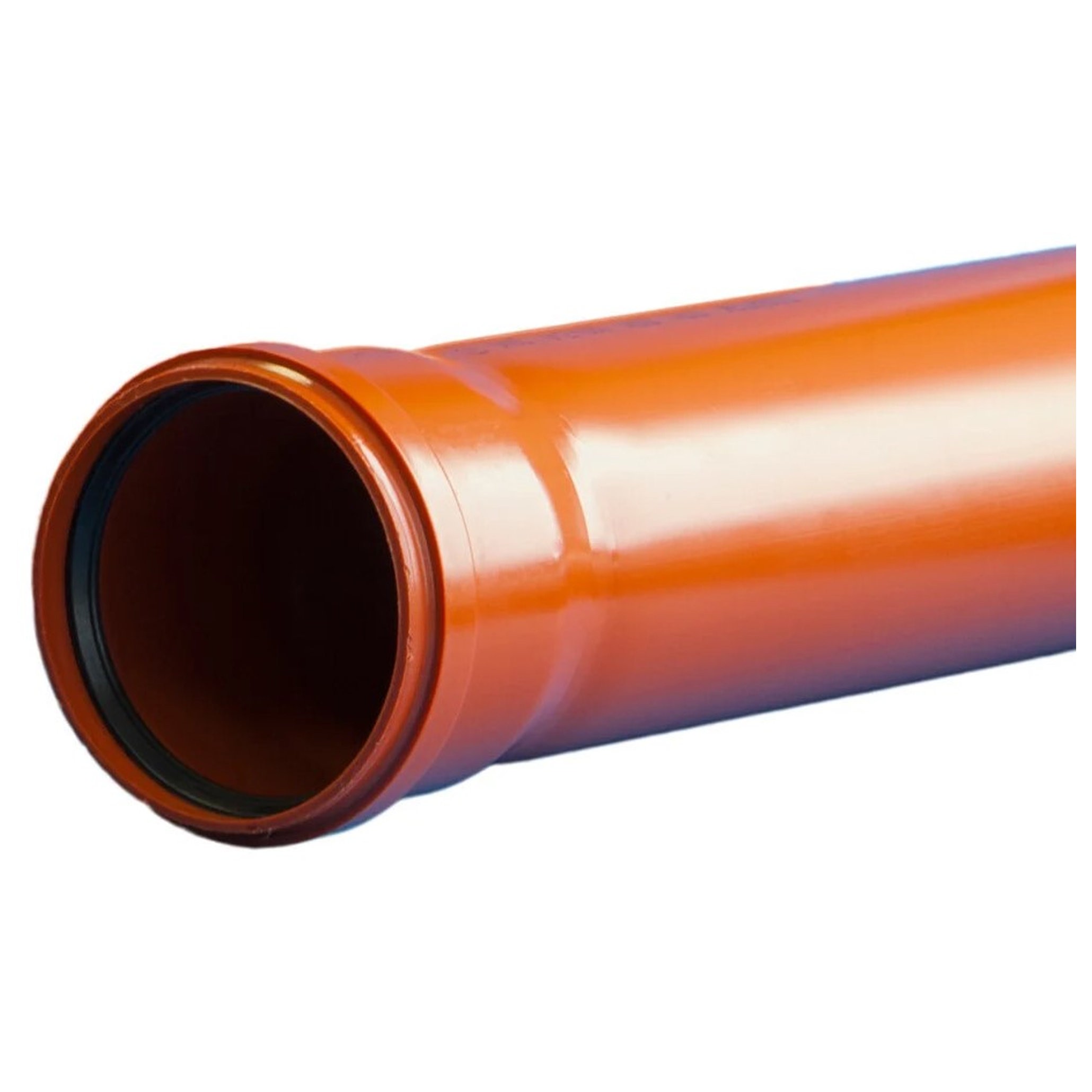 Труба канализационная наружная Политэк 110x3.4x1000 мм SN4 ПП 1306985