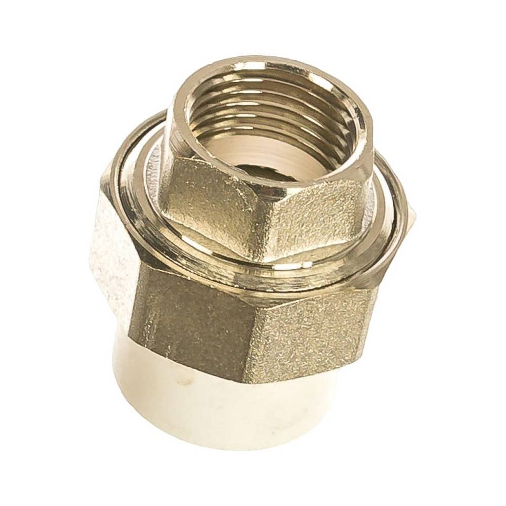 Муфта комбинированная РОСТерм PPR с разъемным раструбом 20x1/2 ВР НС-1517154