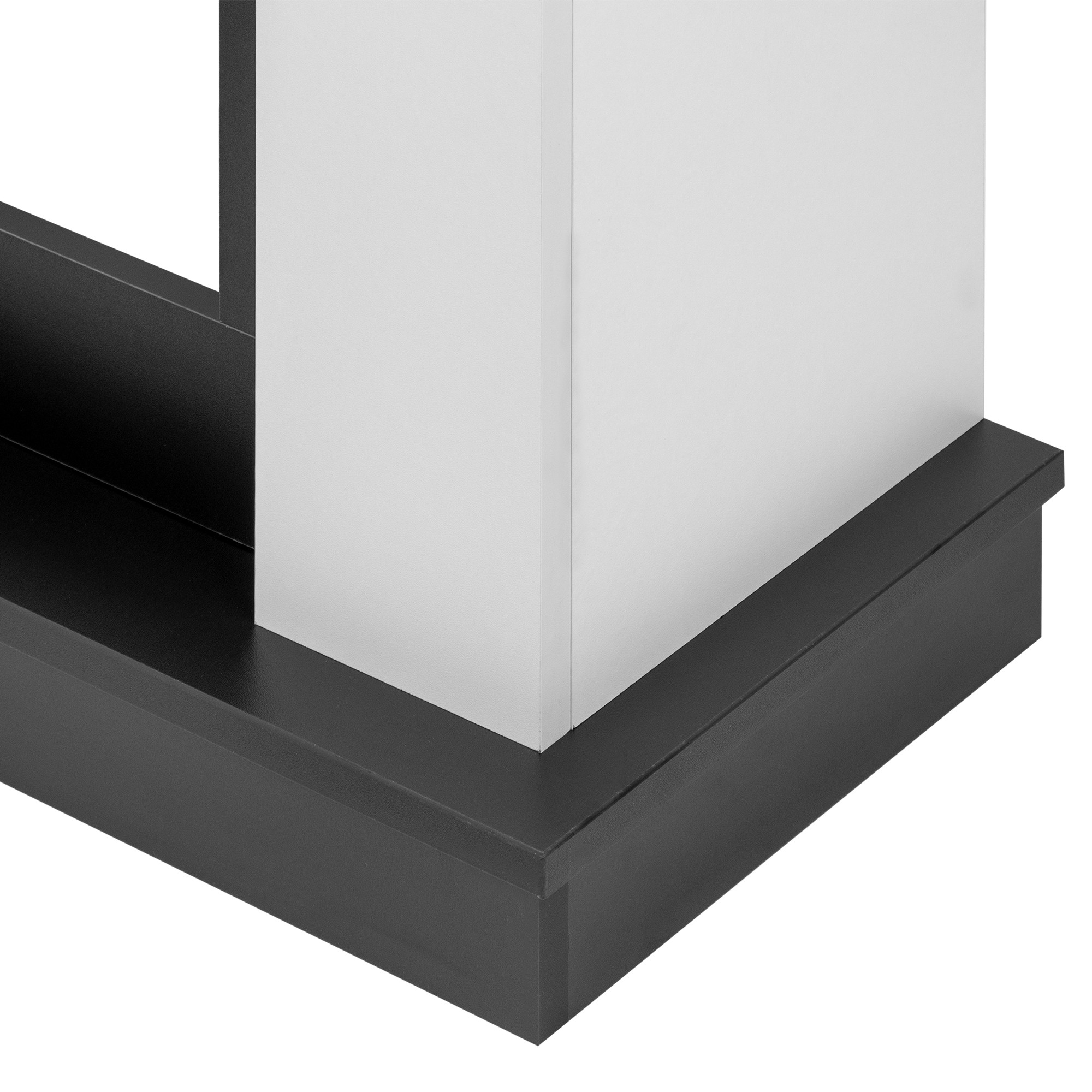 Каминокомплект биокамин Firelight BFP/P-1015 XS с порталом Canto Long белый/черный НС-1708479