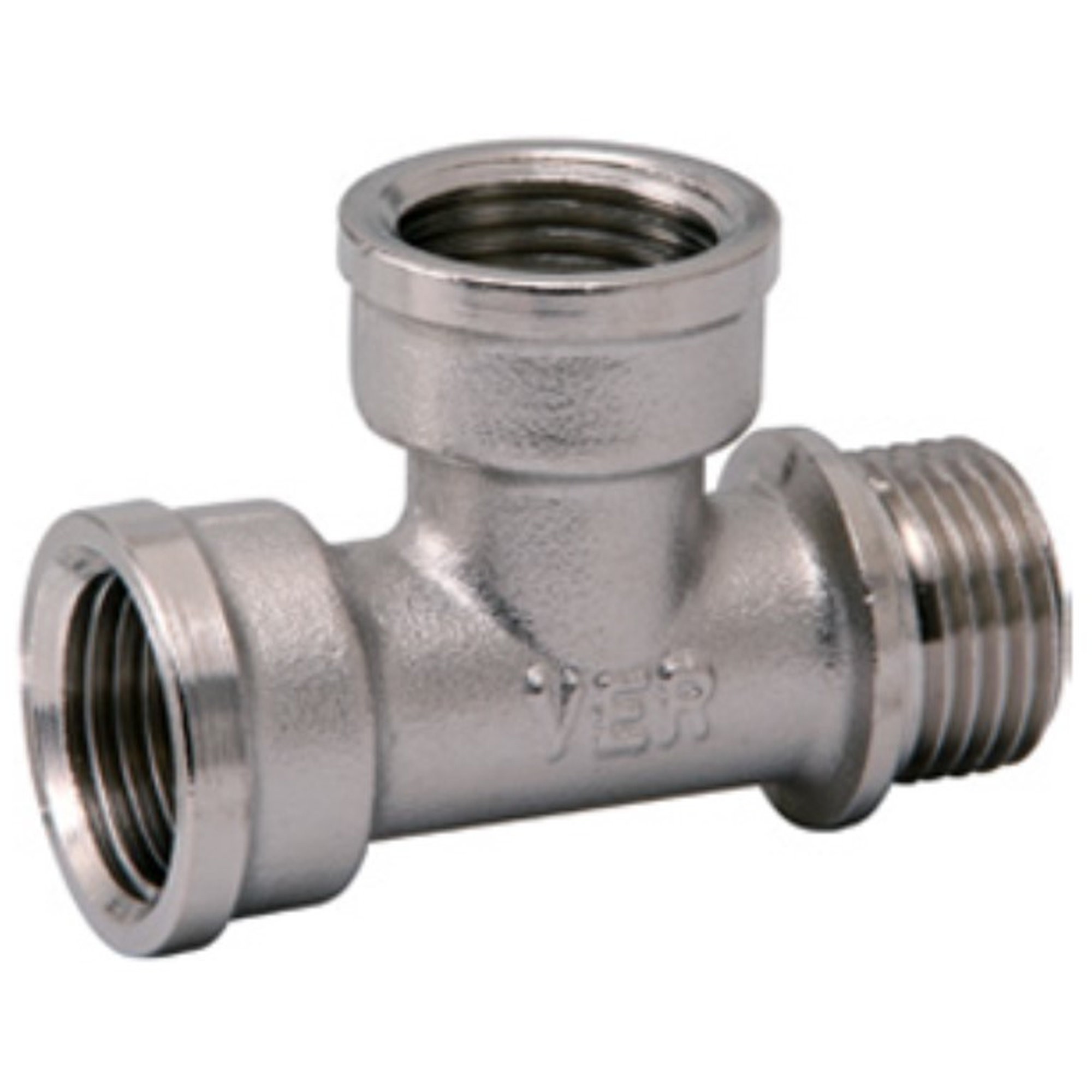 Тройник резьбовой VIEIR ВВН 3/4 никелированный TFFHN444