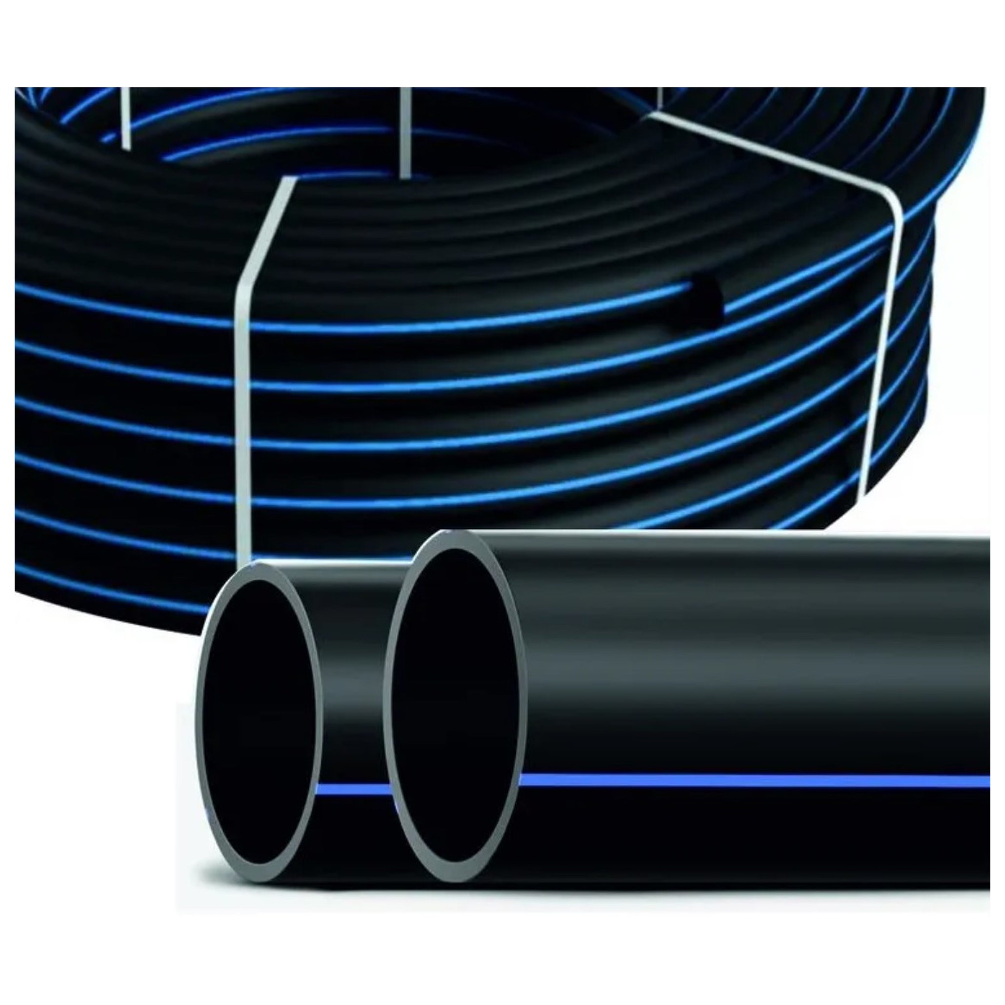 Труба ПНД УЗПК PE100 SDR11 63x5.8 мм ГАЗ ГОСТ 18599-2001 1687071