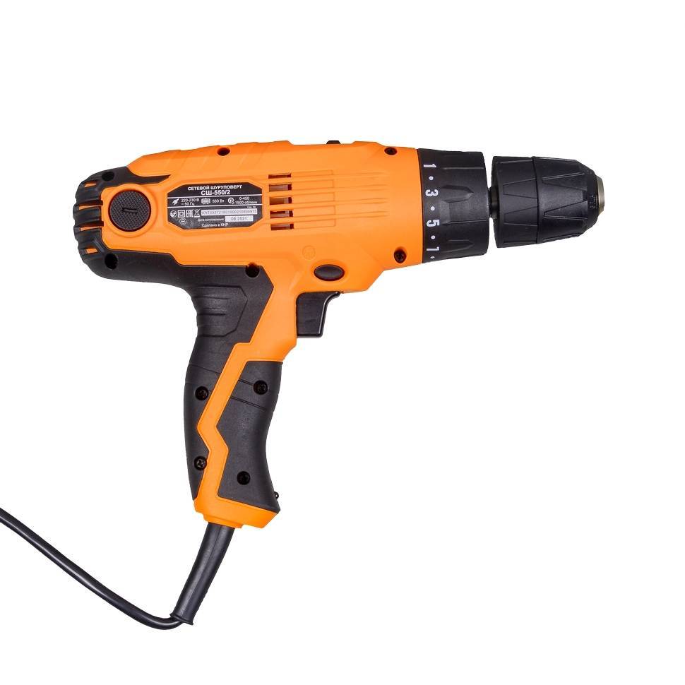 Шуруповерт сетевой Вихрь СШ-550/2 550 Вт 72/16/2