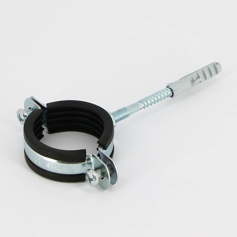 Хомут с резиновым уплотнителем, шпилькой и дюбелем Uni-Fitt 1 1/2 дюйма (47-52 мм) 850U6800