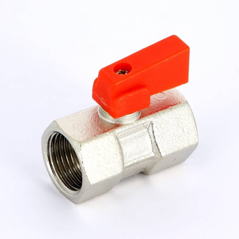 Кран шаровой мини Uni-Fitt ВВ 1/2 ручка-флажок 120N2000