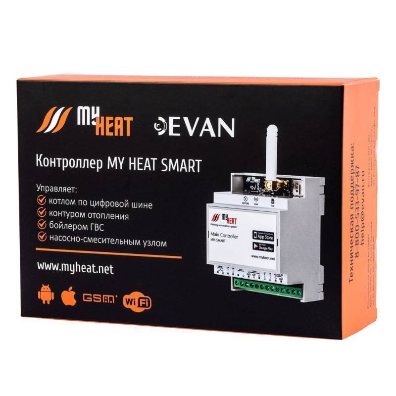 Контроллер отопления ЭВАН MyHeat SMART 6283