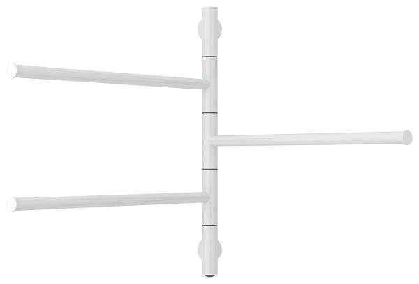 Полотенцесушитель электрический Сунержа Триада 585x540 мм левый белый 12-0822-0540