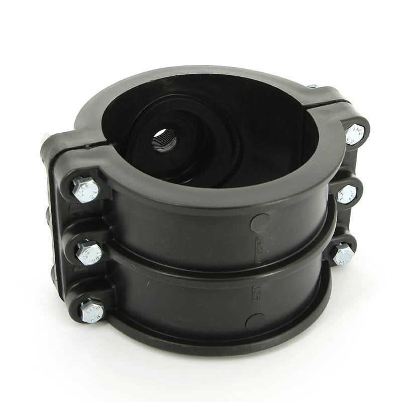 Седловая врезка Unidelta 125х3/4 4 болта для труб ПНД 1019125003