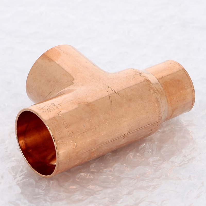 Тройник медный Viega под пайку 35х35х28 мм 117580