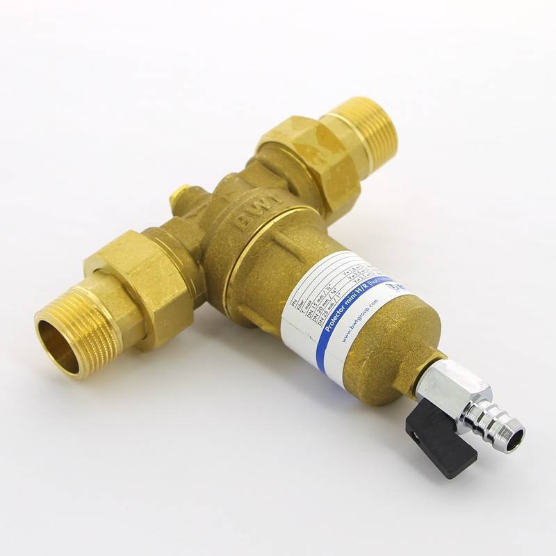 Фильтр промывной BWT Protector mini H/R 1 100 мкм для горячей воды 10541