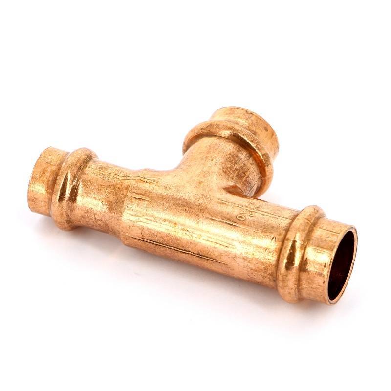 Тройник пресс IBP 18х18х15 мм медь P5130 01818015