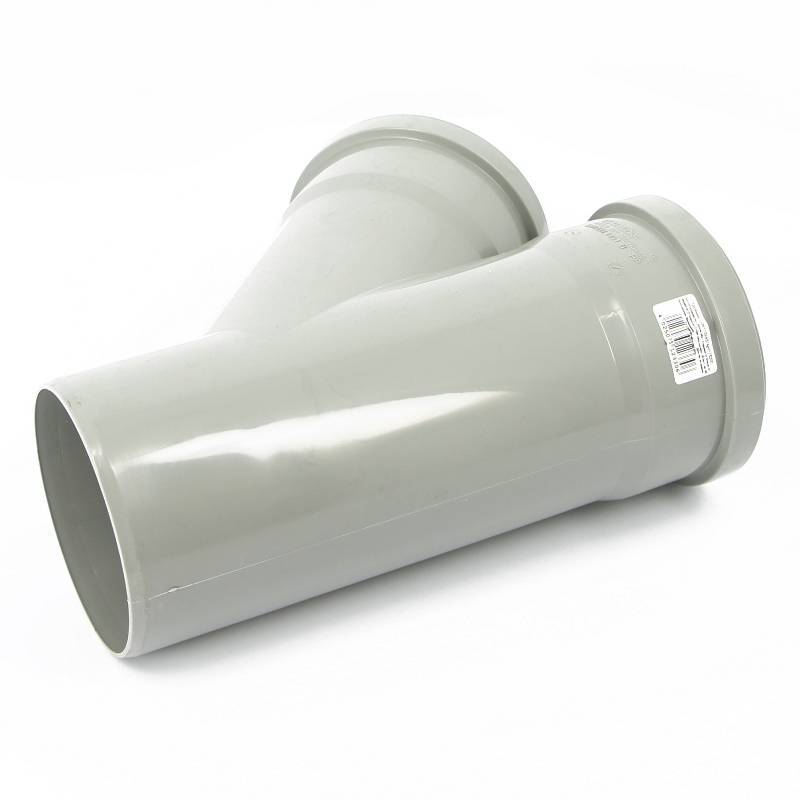 Тройник канализационный Ostendorf HT 110x110 мм 45° 115200