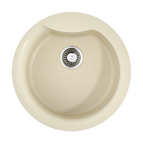 Кухонная мойка Omoikiri Yasugata 48R-BE Tetogranit 48.5x48.5 см ваниль 4993131