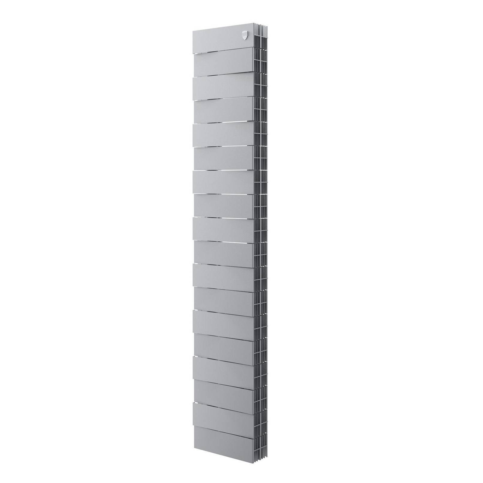 Радиатор биметаллический Royal Thermo PianoForte Tower 200 Silver Satin 18 секций НС-1346156