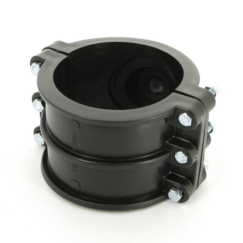 Седловая врезка Unidelta 125х3/4 4 болта для труб ПНД 1019125003