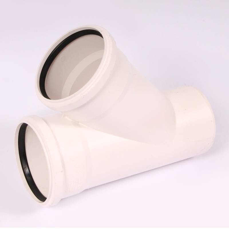 Тройник канализационный REHAU RAUPIANO PLUS 110/110/45° 122984