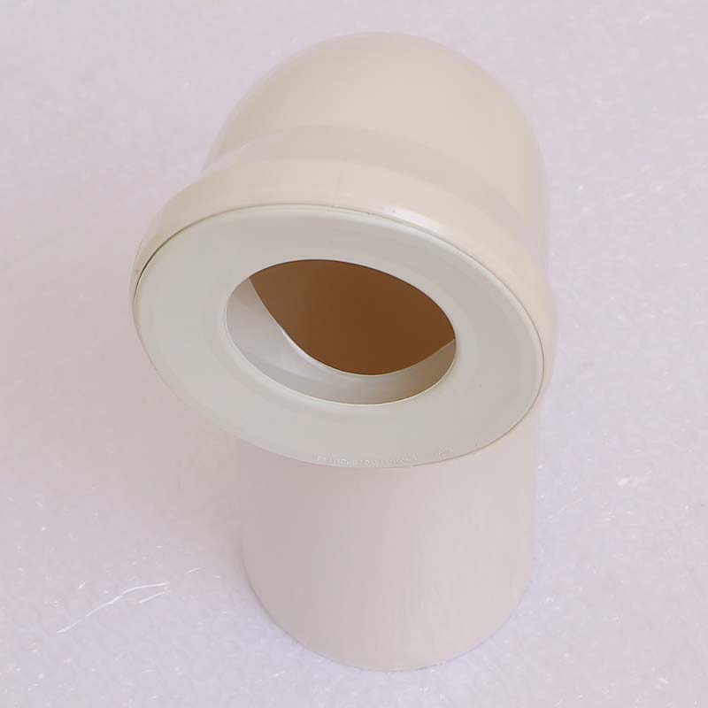 Отвод для унитаза Viega 90° 110 мм белый 100551