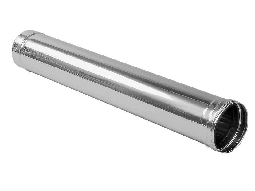 Труба отвода отработанных газов Ballu-Biemmedue нержавеющая сталь 120 мм 1 м 02AC557