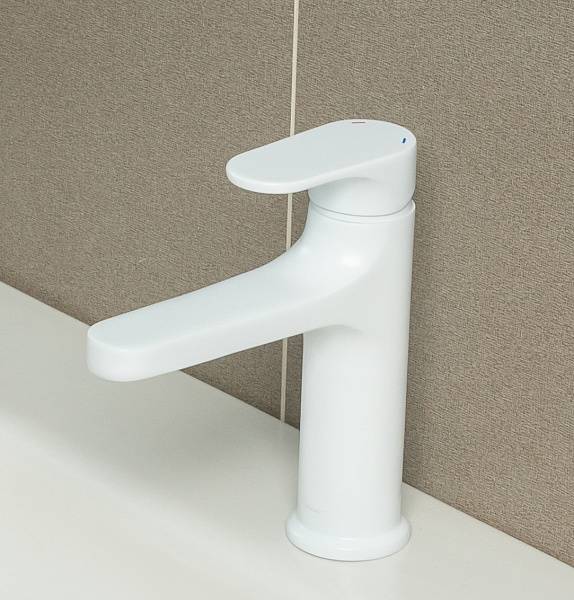 Смеситель для раковины встраиваемый Boheme Spectre белый матовый 455-MW