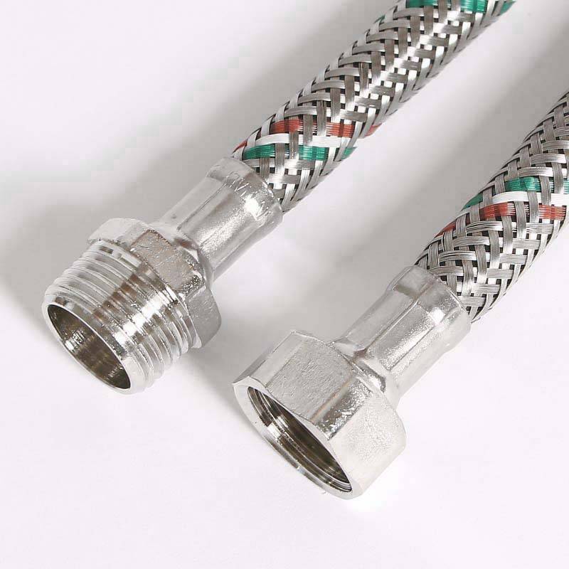 Гибкая подводка для воды Uni-Fitt 1/2 НВ 40 см нержавеющая сталь 501S2004