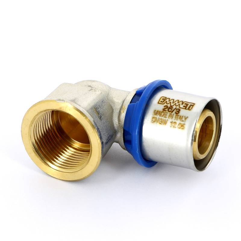 Угольник пресс с внутренней резьбой Emmeti 26x3/4 28101336