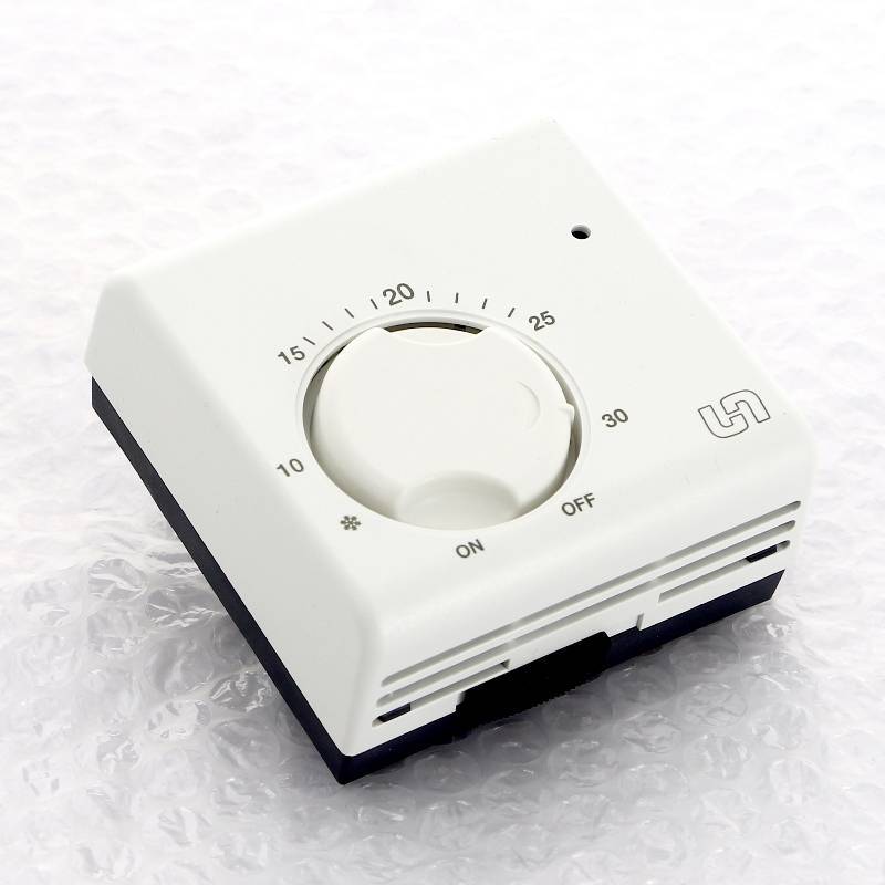 Термостат комнатный механический Uni-Fitt TA5 НО/НЗ со светодиодом и выключателем 332I2000