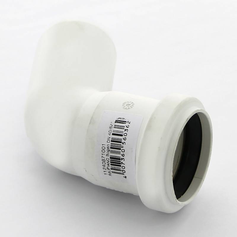 Отвод канализационный REHAU RAUPIANO PLUS 40x67° 11240871001